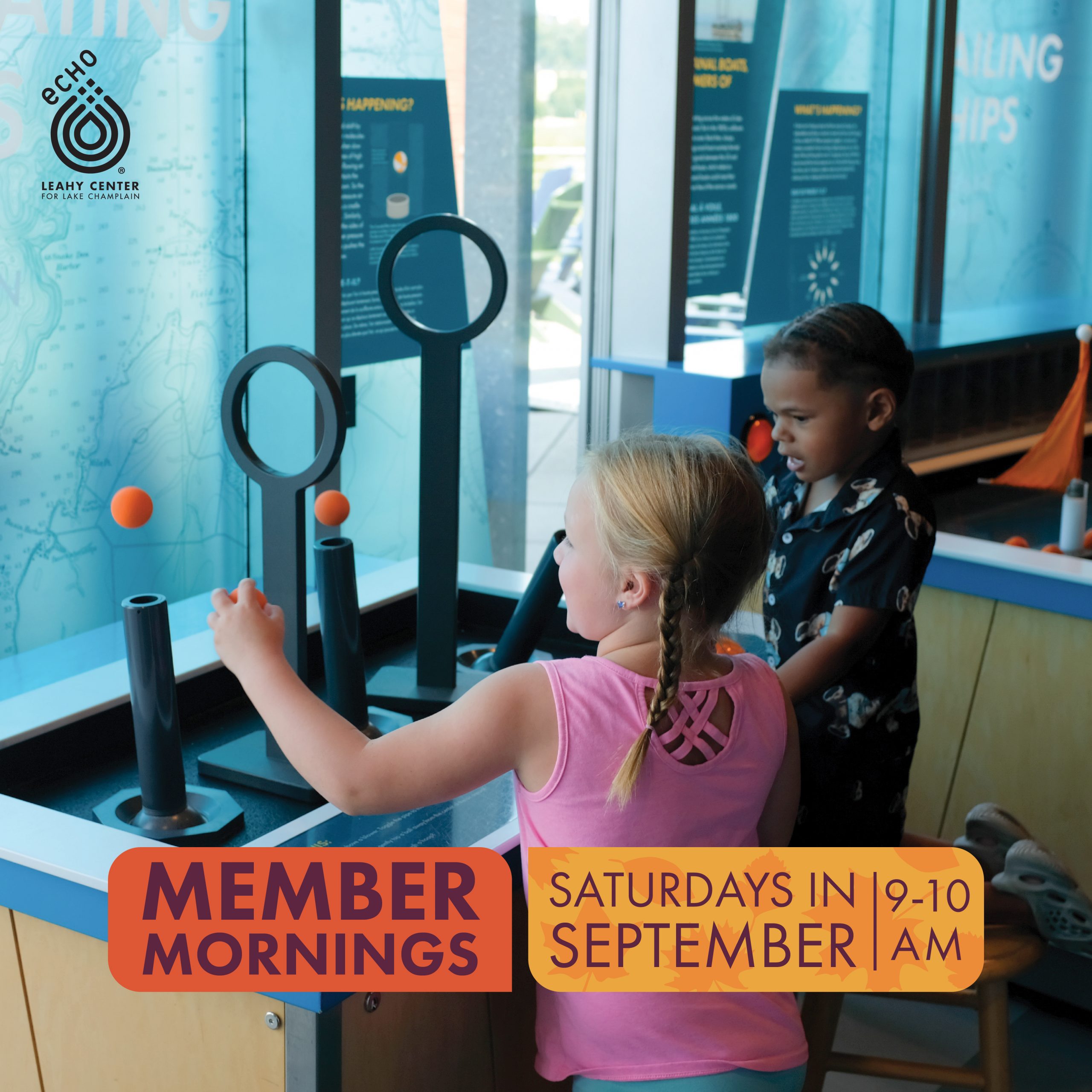 Member Mornings, Saturdays in September, 9-10 am