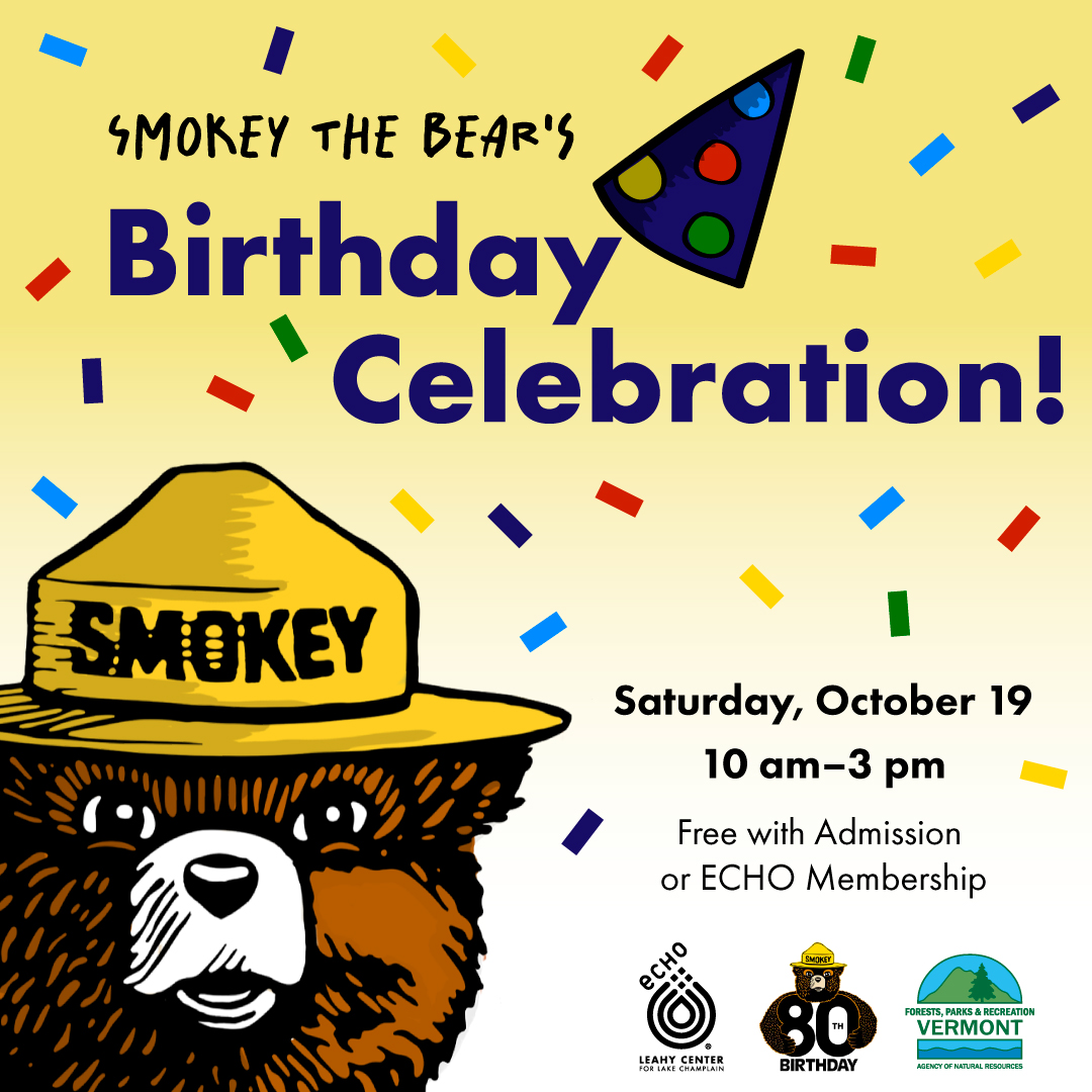 Smokey the Bear's Birthday Celebration, Saturday October 19, 10 am to 3 pm